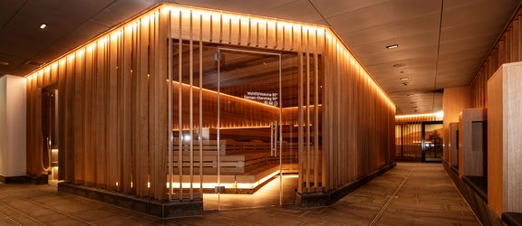 S&auml;ntispark Abtwil CH: Wohlf&uuml;hlsauna von KLAFS